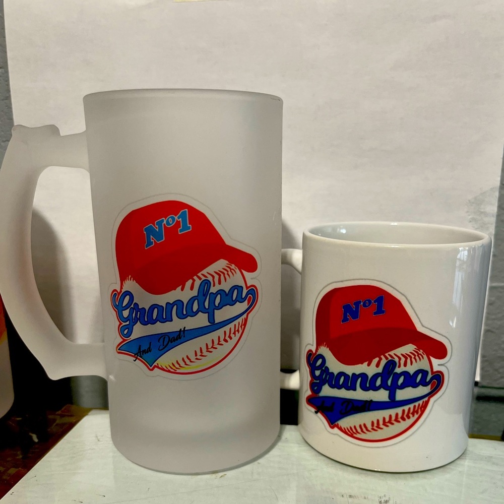 Set of mugs for best Grandpa.